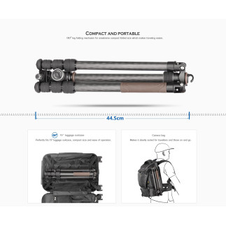 Leofoto LX-254CT+XB-32 — treppiede da viaggio Urban | Leofoto Store