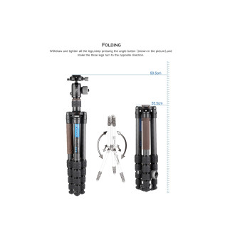 Leofoto LX-255CT+XB-32 — trépied de voyage Urban | Leofoto Store