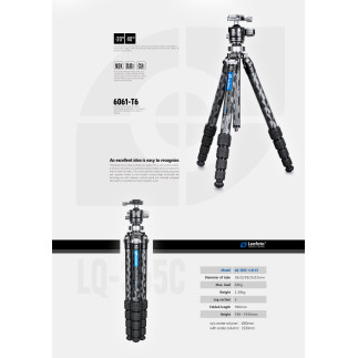 Leofoto LQ-365C+LH-47 — Carbon-Stativ mit Kopf | Leofoto Store