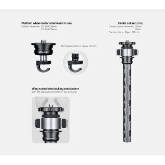 Leofoto LQ-365C+LH-47 — Carbon-Stativ mit Kopf | Leofoto Store
