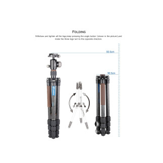 Leofoto LX-224CT+XB-32Q — treppiede da viaggio Urban | Leofoto Store