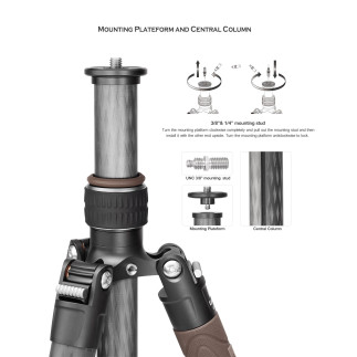 Leofoto LX-224CT+XB-32Q — treppiede da viaggio Urban | Leofoto Store