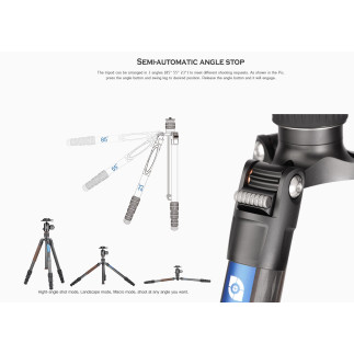Leofoto LX-224CT+XB-32Q — treppiede da viaggio Urban | Leofoto Store