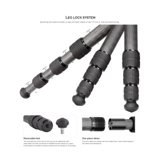 Leofoto LX-224CT+XB-32Q — trépied de voyage Urban | Leofoto Store