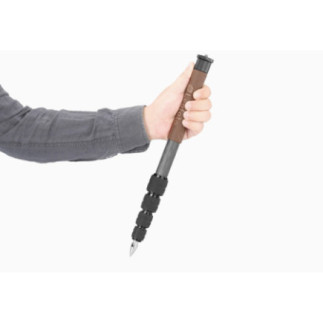 Leofoto GO-125 — Monopiede + prolunga in carbonio 2-in-1, 125 cm (5 se