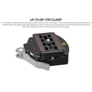 Leofoto LR-70 Arca-Swiss lever-release clamp