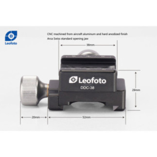 Leofoto DDC-38 — Podwójny zacisk Arca-Swiss (dwukierunkowy) | Leofoto