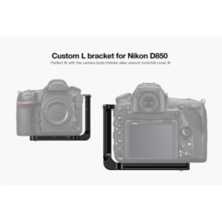 Leofoto LPN-D850N — Staffa a L per Nikon D850 | Leofoto Store