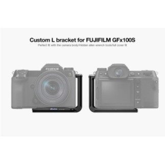 Leofoto LPF-GFX-100S — Staffa a L per Fujifilm GFX 100S、 GFX100S II |