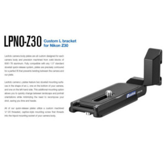 Leofoto LPN-Z30 — Płytka L do aparatu Nikon Z30 | Leofoto Store