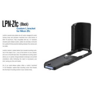 Leofoto LPN-Zfc(Black) — Équerre en L pour Nikon Zfc | Leofoto Store
