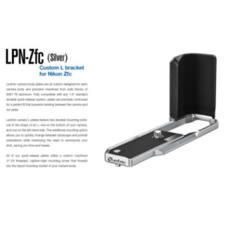 Leofoto LPN-Zfc(Silver) — Équerre en L pour Nikon Zfc | Leofoto Store