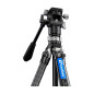 Leofoto LY-224C+BV-0R+LB-38 (Black) Y-shape carbon fibre tripod with fluid video head Leofoto LY-224C+BV-0R+LB-38 (Black) Y-shape carbon fibre tripod with fluid video head