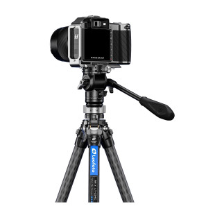 Leofoto LY-224C+BV-0R+LB-38  (Black) — Y-shape compact tripod | Leofot