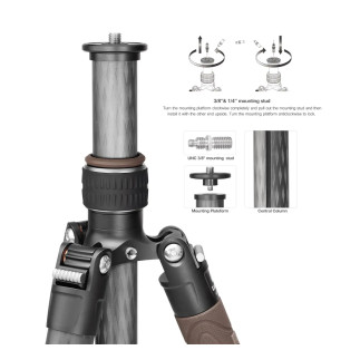 Leofoto LX-284CT+XB-38 — statyw Urban podróżny | Leofoto Store