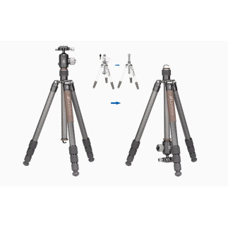 Leofoto LX-284CT+XB-38 — Urban travel tripod | Leofoto Store