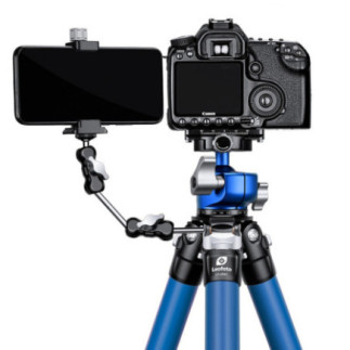 Leofoto LP-284C+LH-30(Blue)KIT — karbónový statív s hlavou | Leofoto S