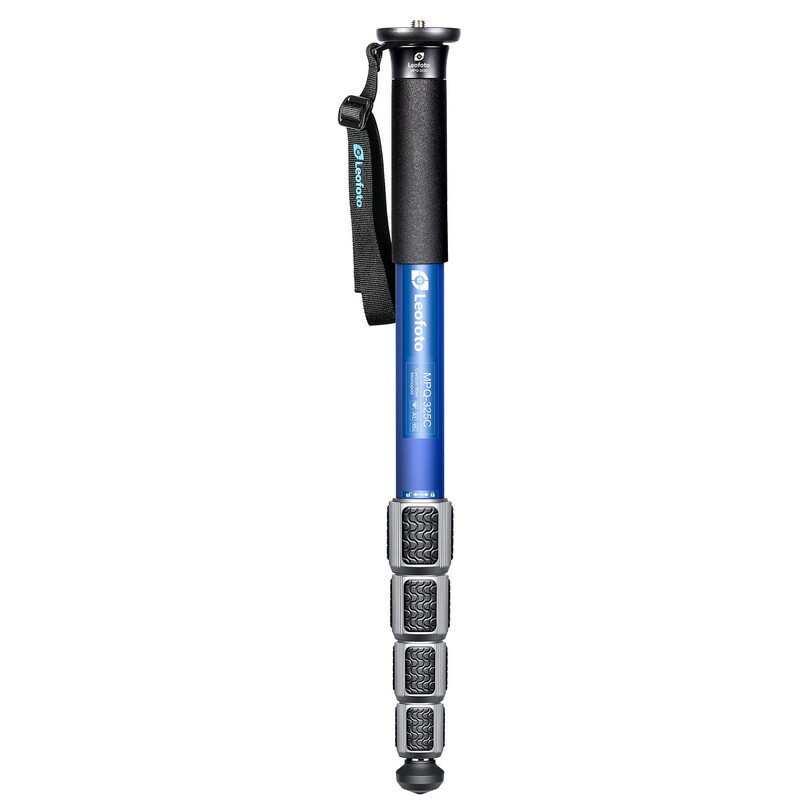 Leofoto MPQ-325C blue Carbon-Einbeinstativ