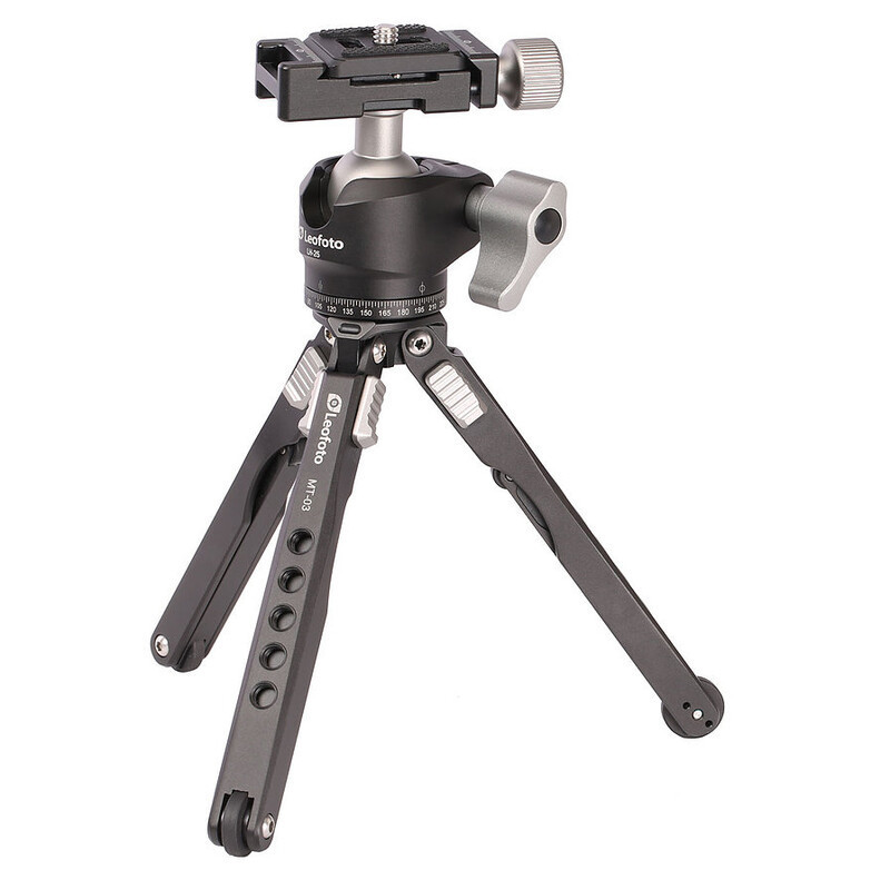 Leofoto MT-03+LH-25 Mini treppiede da tavolo