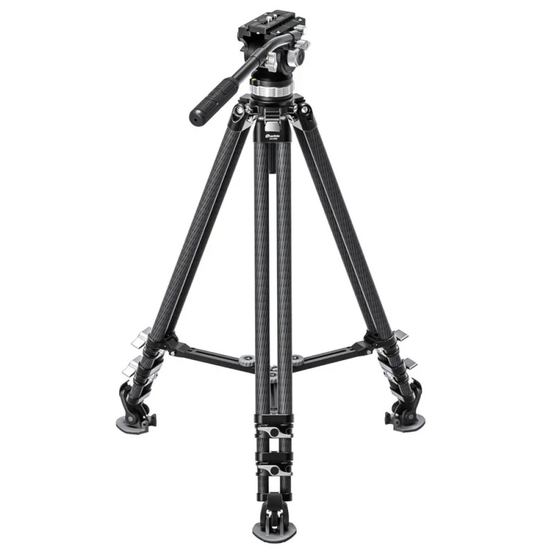 Leofoto LVC-253C+BV-15 carbon fibre video tripod with fluid video head Leofoto LVC-253C+BV-15 carbon fibre video tripod with fluid video head