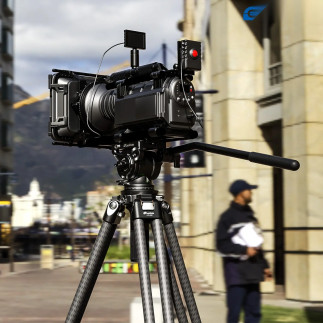 Leofoto LVC-193C+BV-10 — treppiede video in carbonio | Leofoto Store