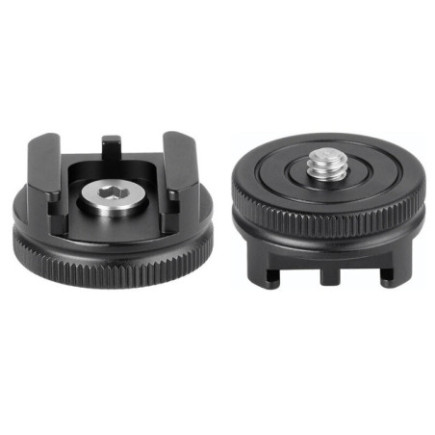 Leofoto FA-05 Adattatore slitta (hot/cold shoe) — Adattatore di conversione cold-shoe