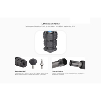 Leofoto LS-223C+LH-25 — karbonový stativ s hlavou | Leofoto Store
