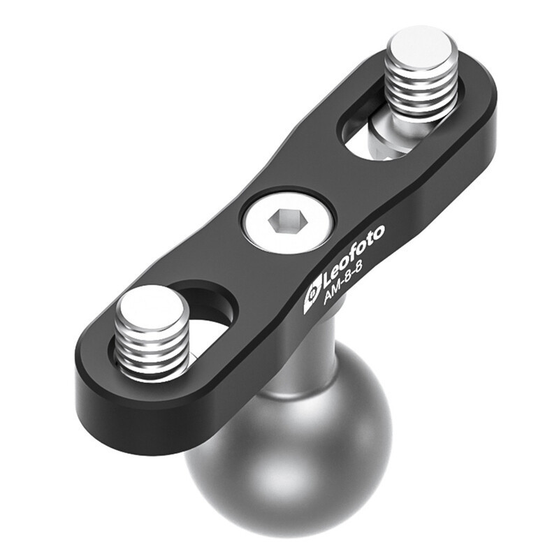 Leofoto AM-8-8 Ramię artykułowane (magic arm) — Adapter do klatki