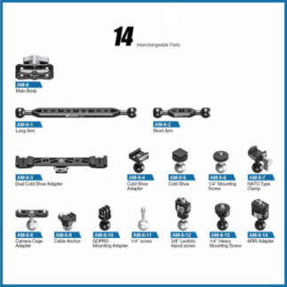 Leofoto AM-8-10 — Ramię artykułowane (magic arm) | Leofoto Store