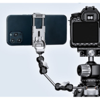Leofoto PC-60 silver — Phone / tablet holder | Leofoto Store