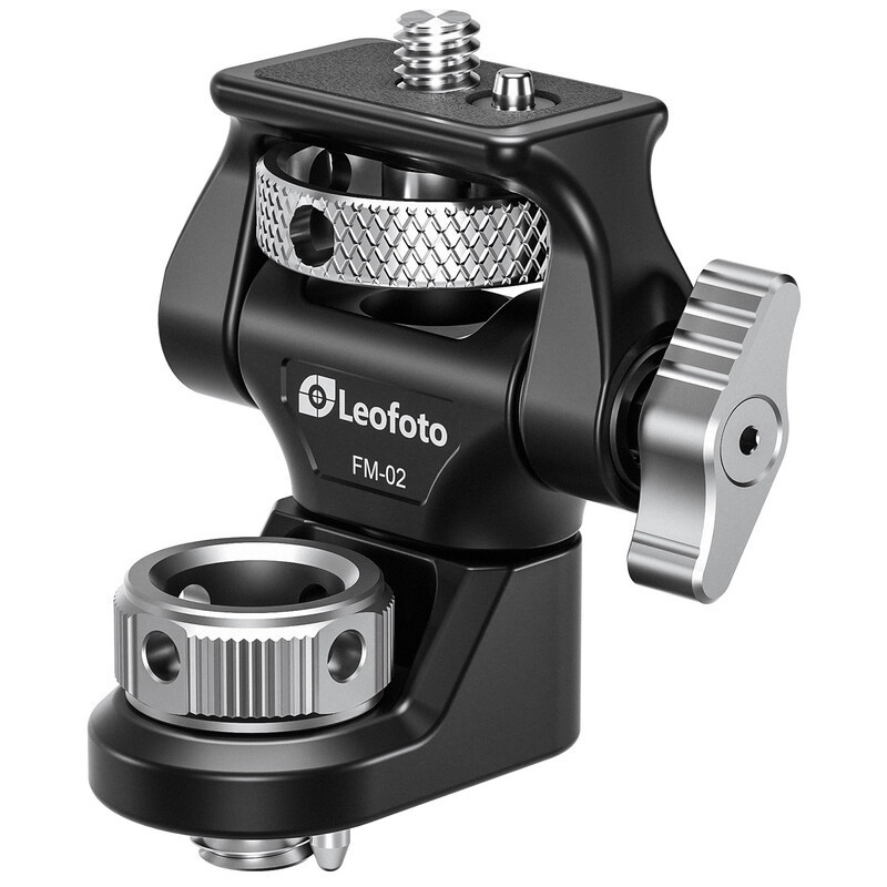 Leofoto FM-02 Monitorový držák Snail Head se šroubem ARRI