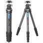 Leofoto LS-284C+LH-30PCL karbonový stativ s kulovou hlavou a panoramatickým upínáním