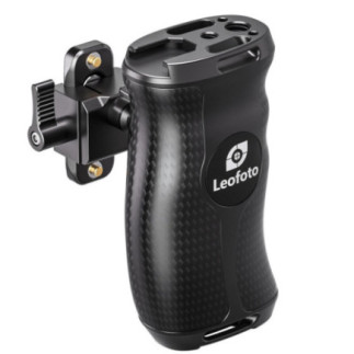 Leofoto CH-5R — Impugnatura laterale in carbonio con slitta — destra |