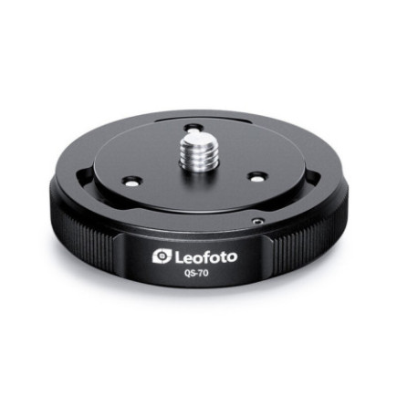 Leofoto QS-70 Set di aggancio rapido treppiede-testa (QS)