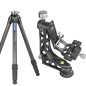 Leofoto LS-324CEX+PG-1 trépied carbone avec rotule pendulaire
