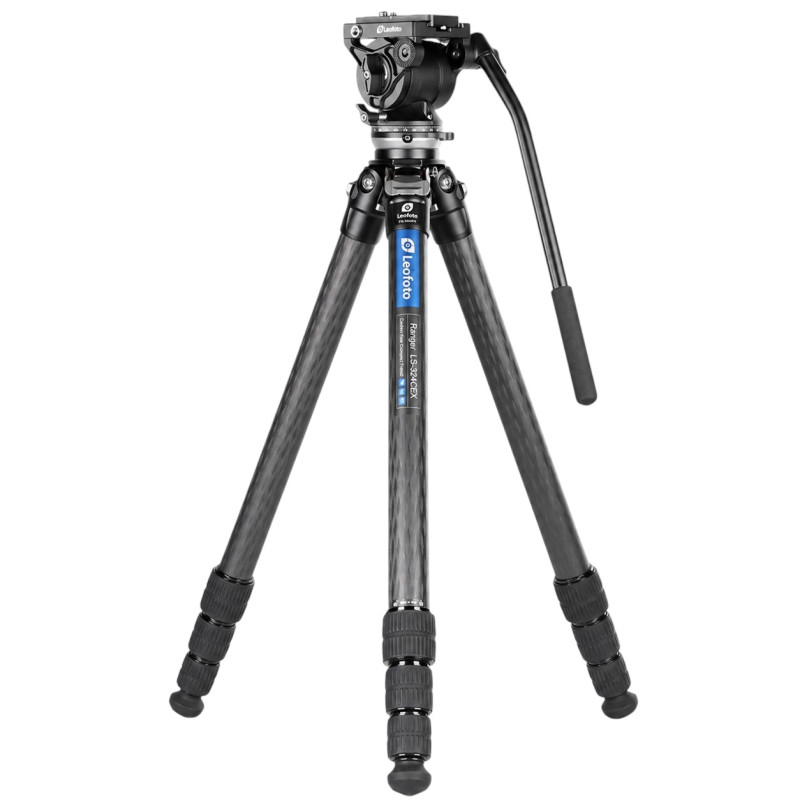 Leofoto LS-324CEX+BV-10 karbonový stativ s fluidní video hlavou