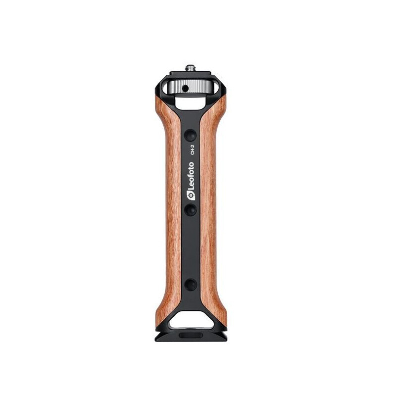 Leofoto CH-2 Poignée téléphone palissandre et aluminium
