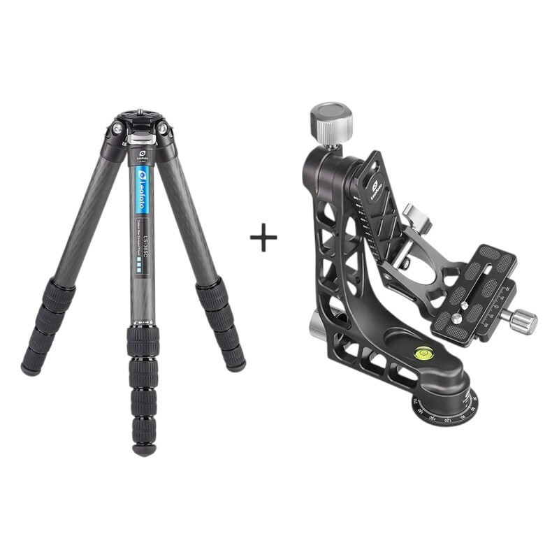 Leofoto LS-365C+PG-1 statyw fotograficzny karbonowy z głowicą gimbal