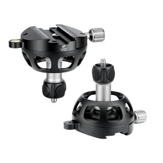 Leofoto YB-100MK Adapter miski bowl 100 mm z funkcją poziomowania z pokrętłem zaciskowym