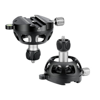 Leofoto YB-100LK Adapter miski bowl 100 mm z funkcją poziomowania z pokrętłem zaciskowym