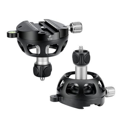 Leofoto YB-100LK Adapter miski bowl 100 mm z funkcją poziomowania z pokrętłem zaciskowym