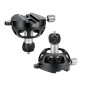 Leofoto YB-100LK Adapter miski bowl 100 mm z funkcją poziomowania z pokrętłem zaciskowym