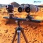 Leofoto FDM-04 Binocular rangefinder rail kit (shooting)