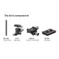 Leofoto FDM-04 Binocular rangefinder rail kit (shooting)
