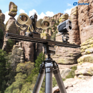 Leofoto FDM-04 — Binocular rangefinder rail kit (shooting) | Leofoto S