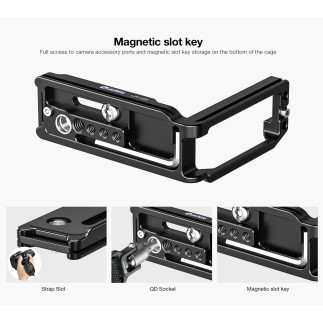 Leofoto LPPO-S5II — L-bracket for Panasonic LUMIX S511、G911 | Leofoto