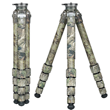 Leofoto LS-365CEX+PG-1 statyw fotograficzny karbonowy z głowicą gimbal kamuflaż
