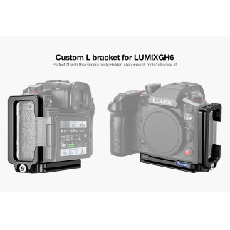 Leofoto LPP-GH6 — Équerre en L pour Panasonic LUMIX GH6/GH5 | Leofoto