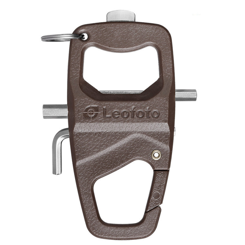 Leofoto MPL Foto-Multitool (Schraubendreher + Inbusschlüssel + Öffner + Karabiner)