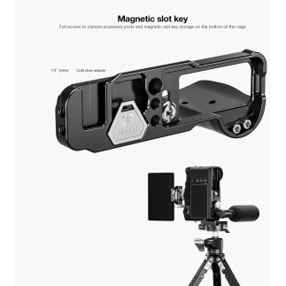 Leofoto LPF-X100VI — Équerre en L pour Fujifilm X100V1、X100V | Leofoto